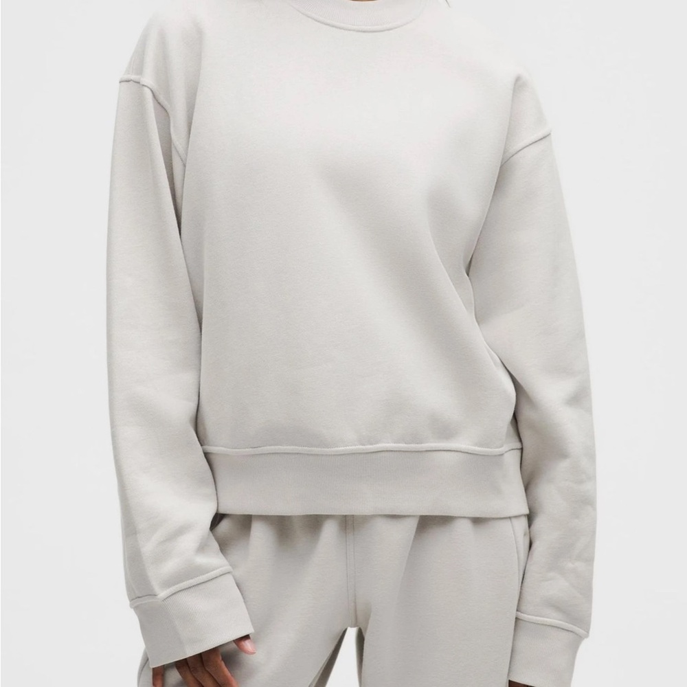 Lululemon Women's Steady State Crew - Dove Grey